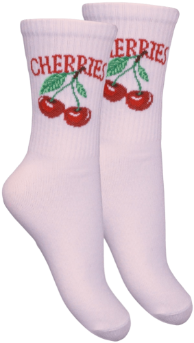 SKARPETY DZIECIĘCE WZORZYSTE [CHERRIES]