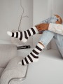 SKARPETY DAMSKIE WZORZYSTE 37/41 [PASKI]