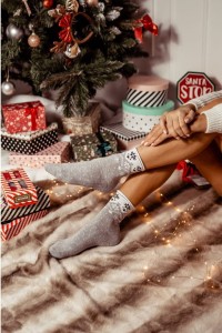 SKARPETY DAMSKIE PÓŁFROTTE BEZUCISKOWE [NORWESKE]