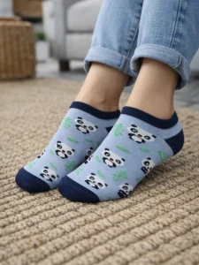 STOPKI DAMSKIE WZORZYSTE 37/41 [PANDY]