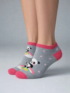 STOPKI DAMSKIE WZORZYSTE 37/41 [PANDY]
