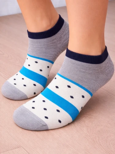 STOPKI DAMSKIE WZORZYSTE 37/41 [KROPKI PASKI]