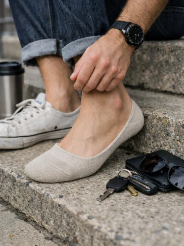 STOPKI Z SILIKONEM BALERINA MOKASYN