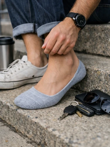 STOPKI Z SILIKONEM BALERINA MOKASYN