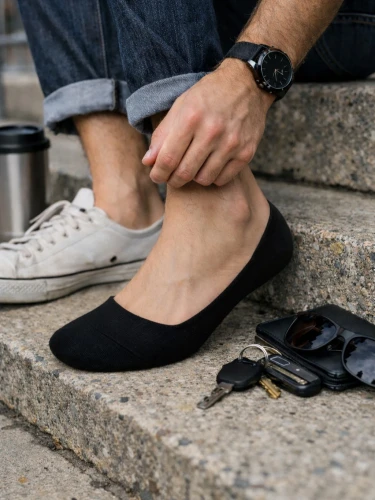 STOPKI Z SILIKONEM BALERINA MOKASYN
