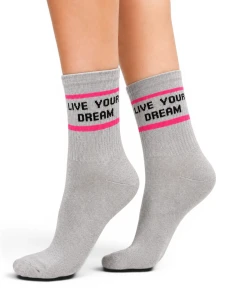 SKARPETY DAMSKIE WZORZYSTE 37/41 [LIVE YOUR DREAM]