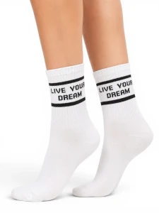 SKARPETY DAMSKIE WZORZYSTE 37/41 [LIVE YOUR DREAM]