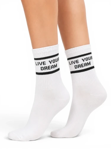 SKARPETY DAMSKIE WZORZYSTE 37/41 [LIVE YOUR DREAM]