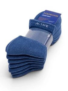 SKARPETY PÓŁFROTTE 5-PAK – JEANS / WZÓR