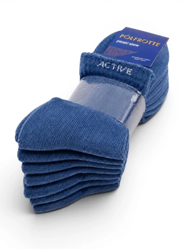 SKARPETY PÓŁFROTTE 5-PAK – JEANS / WZÓR
