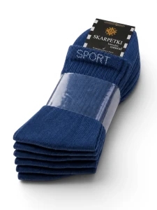 SKARPETY CIENKIE 5-PAK- JEANS / WZÓR