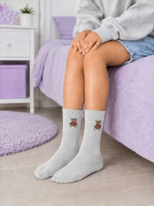 SKARPETY DZIECIĘCE WZORZYSTE [MIŚ W MUSZCE]