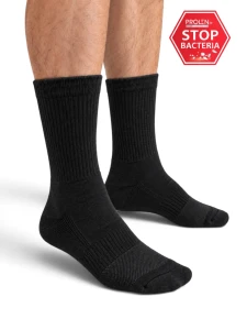 SKARPETY MULTISPORT "STOP BACTERIA" [CZARNY]