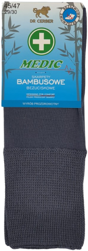 SKARPETY BAMBUSOWE BEZUCISKOWE MEDIC [STAL]