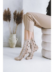 SKARPETY DAMSKIE WZORZYSTE 37/41 [FASHION KRATA]