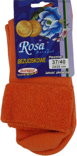 SKARPETY BEZUCISKOWE ROSA [POMARŃCZ]