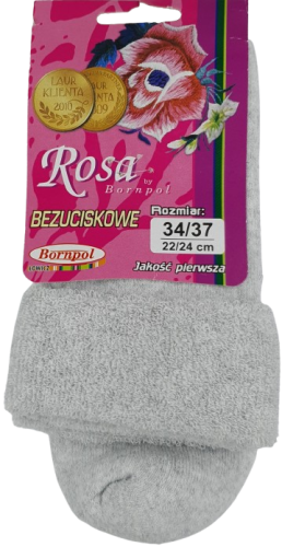 SKARPETY BEZUCISKOWE ROSA [JASNY SZARY]