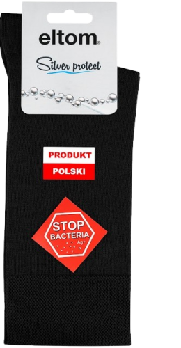 KARPETY MĘSKIE JONY SREBRA [CZARNY]