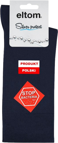 SKARPETY MĘSKIE JONY SREBRA [GRANAT]
