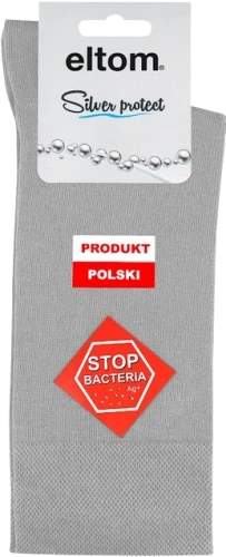 SKARPETY MĘSKIE JONY SREBRA [POPIEL]