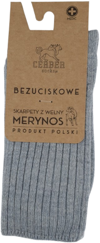 SKARPETY Z WEŁNY MERYNOS [MELANŻ]