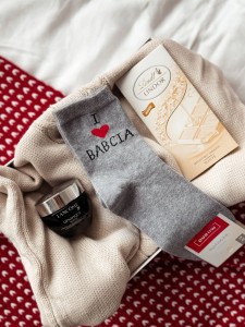 SKARPETY DAMSKIE WZORZYSTE 37/41 [I LOVE BABCIA] 