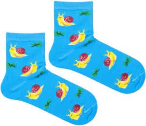 SKARPETY DZIECIĘCE WZORZYSTE [ŚLIMAKI]