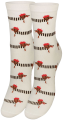 SKARPETY DAMSKIE WZORZYSTE 37/41 [PIESKI JAMNIKI]