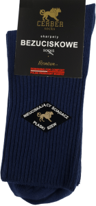 SKARPETY BEZUCISKOWE MĘSKIE [GRANAT]