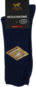 SKARPETY BEZUCISKOWE COMFORTLINE [GRANAT]