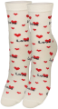 SKARPETY DAMSKIE WZORZYSTE 37/41 [LOVE]