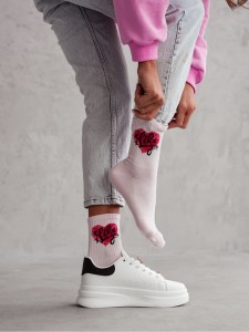 SKARPETY DAMSKIE WZORZYSTE 37/41 [I LIKE YOU]