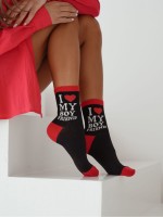 SKARPETY DAMSKIE WZORZYSTE 37/41 [I LOVE MY BOYFRIEND] 