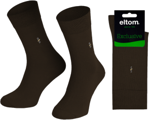 SKARPETY GARNITUROWE EXCLUISIVE [BRĄZ WZOREK]