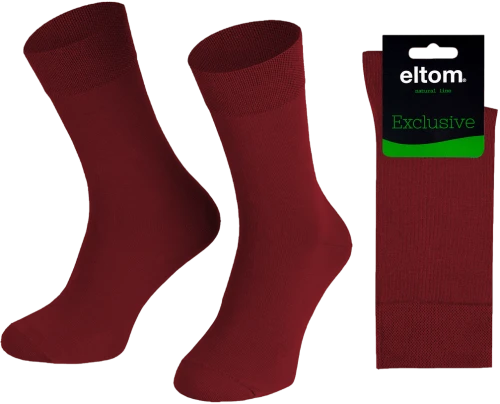 SKARPETY GARNITUROWE EXCLUSIVE [BORDO]