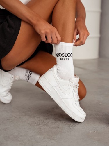 SKARPETY DAMSKIE WZORZYSTE 37/41 [PROSECCO MOOD]