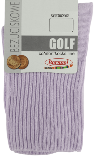 SKARPETY BEZUCISKOWE GOLF [JASNY FIOLET]